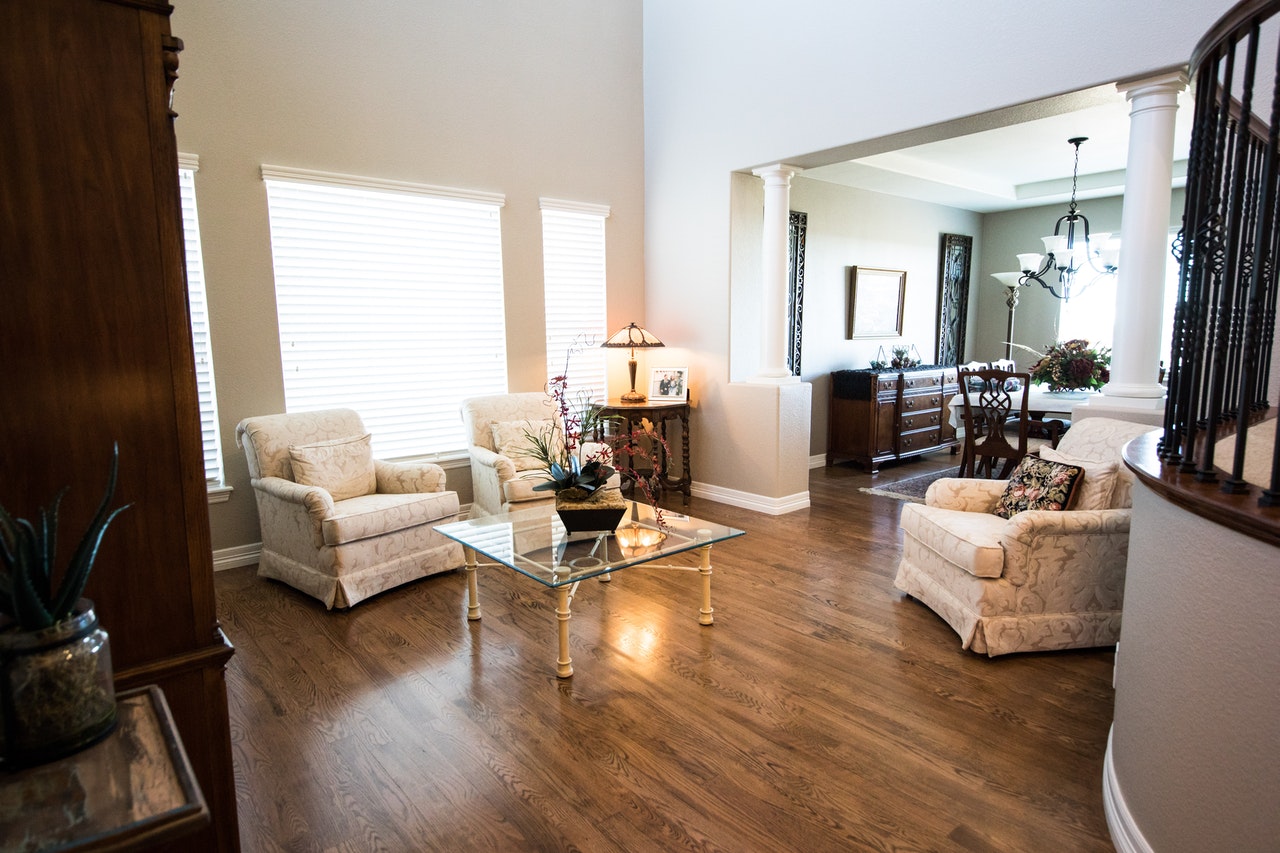 Finished Living Room - Philips House