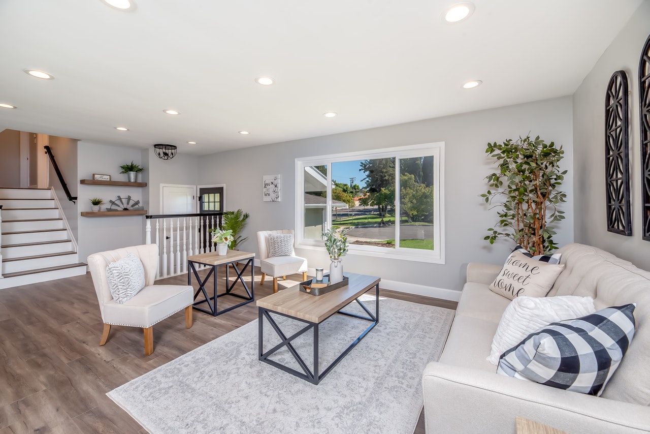 Finished Living Room - Dalton House